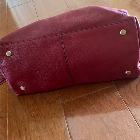 Cole Haan red leather purse. - Picture 3 of 4